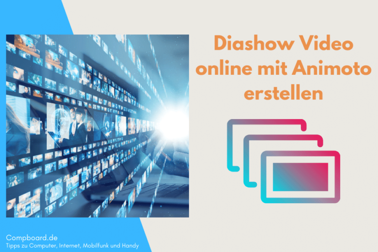 Diashow Video online mit Animoto erstellen