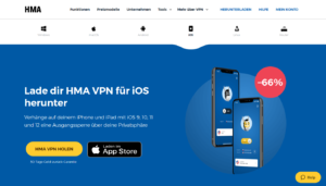 HMA HideMyAss VPN iPhone iPad