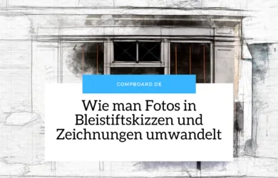 Fotos in Bleistiftskizzen und Zeichnungen umwandeln